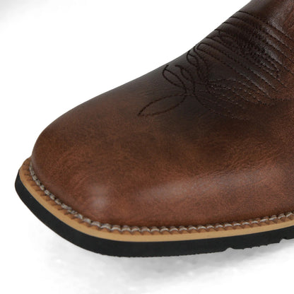 Loren Heren Cowboylaarzen | Duurzaam PU-leer, Stoer en Comfortabel