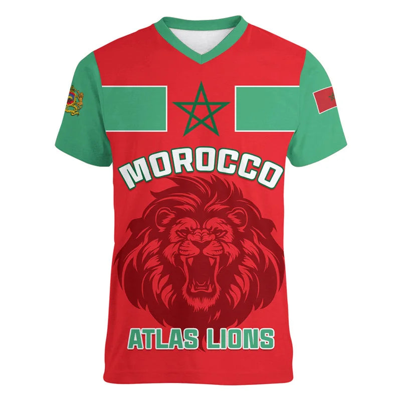 Maro Voetbal Shirt voor Mannen | 3D Gedrukt, Korte Mouwen, 100% Katoen 1
