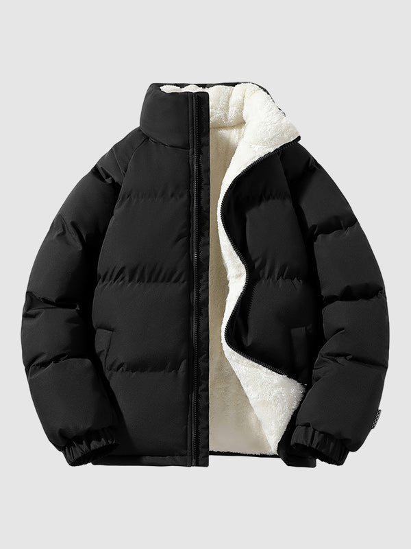 Maxi Puffer Jas Heren | Fleece Binnenkant, Lichtgewicht, Moderne Pasvorm