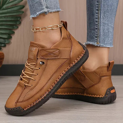 Meya Mannen Sneakers | Orthopedisch Ontwerp, Ademend Leer 9