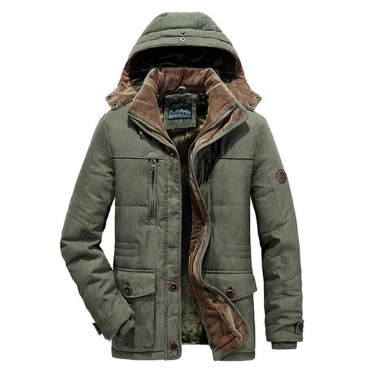Milan Heren Winterjas | Warme Fleece Voering, Stoer Design