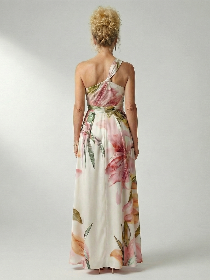 Mira Dames Maxi Jurk | Lichte Stof Met Bloemenprint, Mouwloos 3