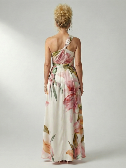 Mira Dames Maxi Jurk | Lichte Stof Met Bloemenprint, Mouwloos 3