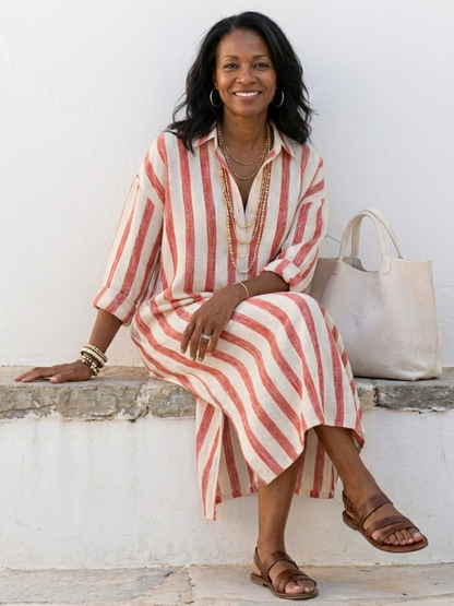 Nora Vrouwen Midi-Shirtjurk | Lichtgewicht Stof, Relaxed Pasvorm 5