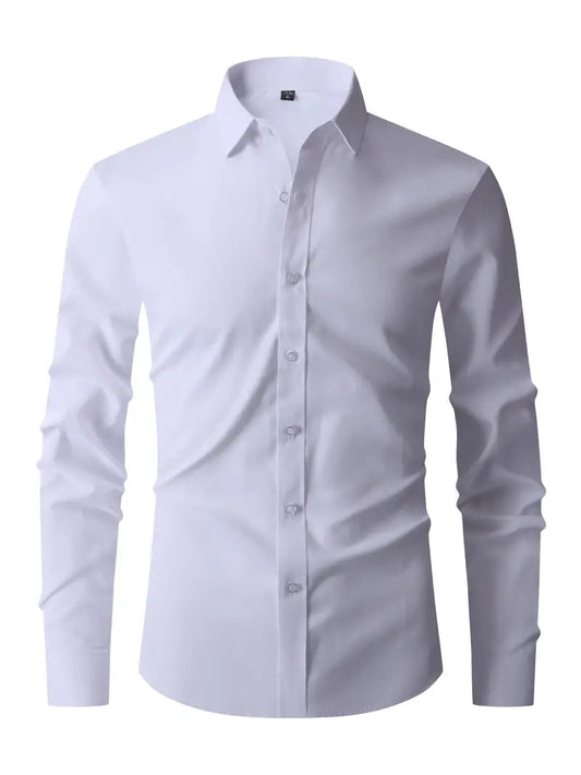 Olivier Heren Overhemd | Slim Fit, Knoopsluiting 0