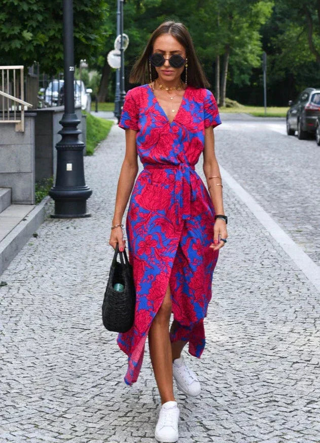 ALMA | Luchtige Zomerjurk met Bloemenprint
