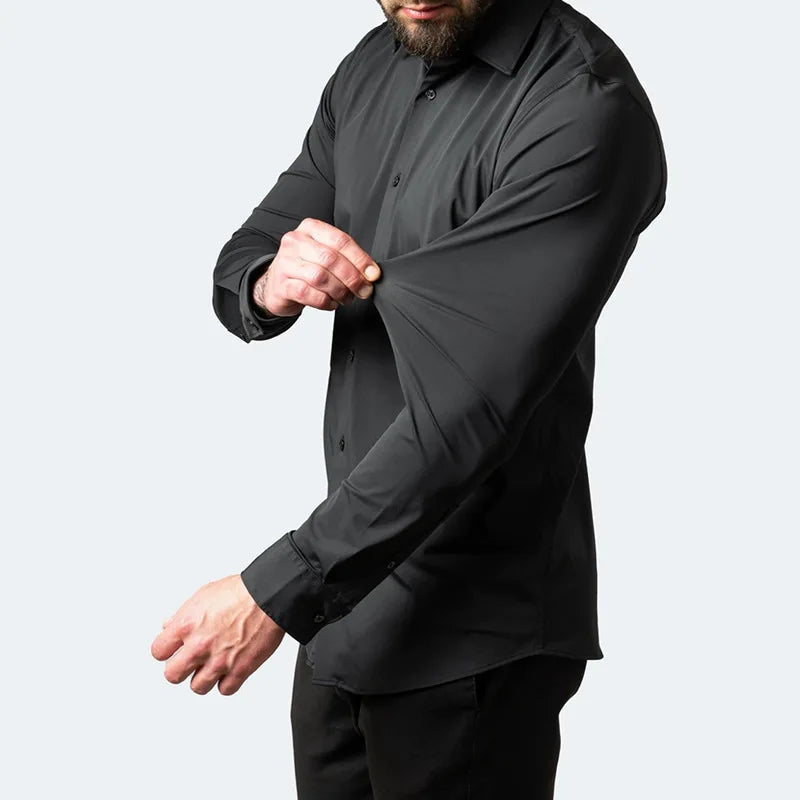 Sander Heren Overhemd | Slim Fit, Ademend en Elastisch 2