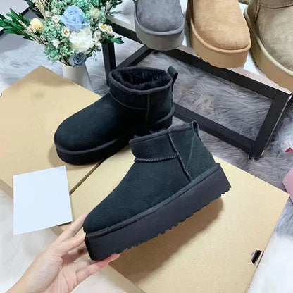 Sneeuw Vrouwen Snowboots | Echte Schapenvacht, Comfortabel en Trendy