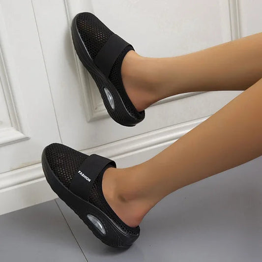 Wendy Dames Sandalen | Orthopedisch, Ademend Beige Sleehak 0