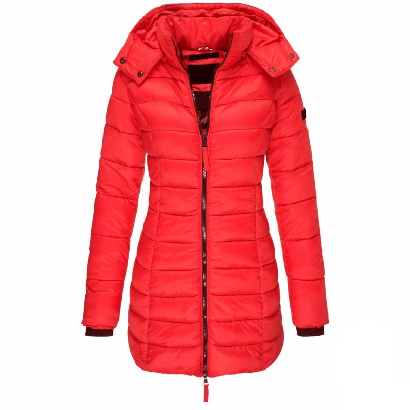 Wendy Damesjas Winter | Gewatteerd Polyester met Capuchon 5