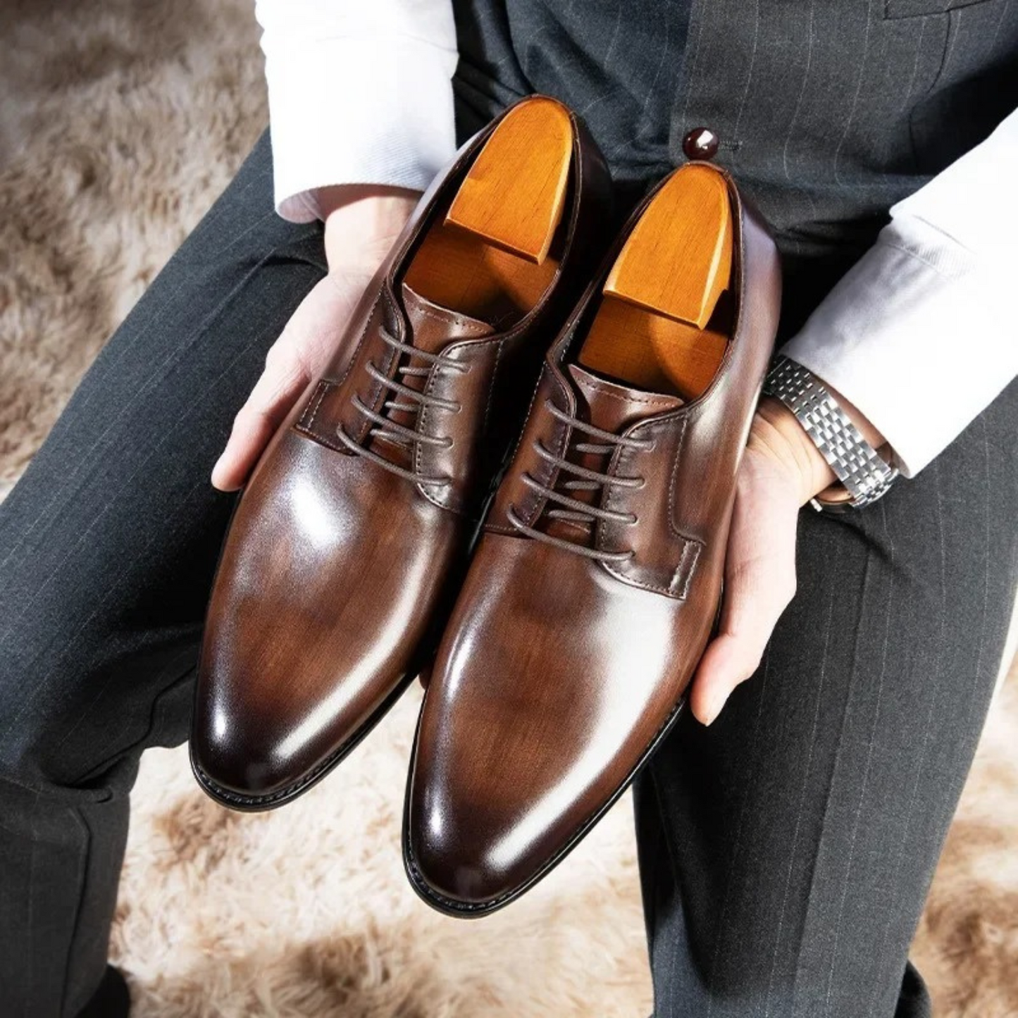 Willem Heren Schoenen | Hoogwaardig Leer, Stijlvol en Comfortabel 0