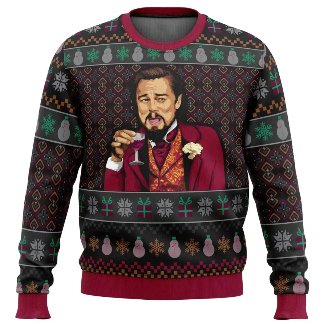 Willem Heren Trui | Zachte Stof, Feestelijk Ontwerp met Kerstpatronen