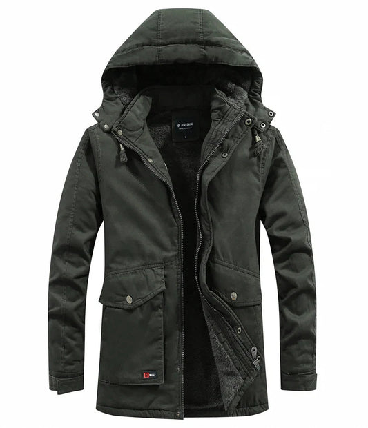 Willem Heren Winterjas | Winddicht Met Capuchon, Casual Winterjassen Heren Sale 0