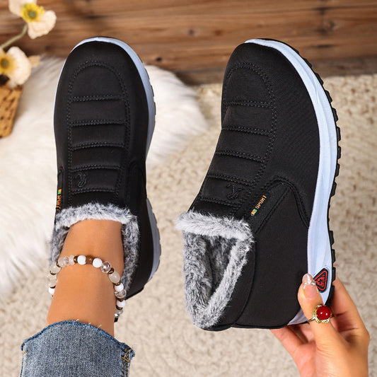 Wina Dames Winterschoenen | Gevoerde Slip-ons met Antislipzool 0