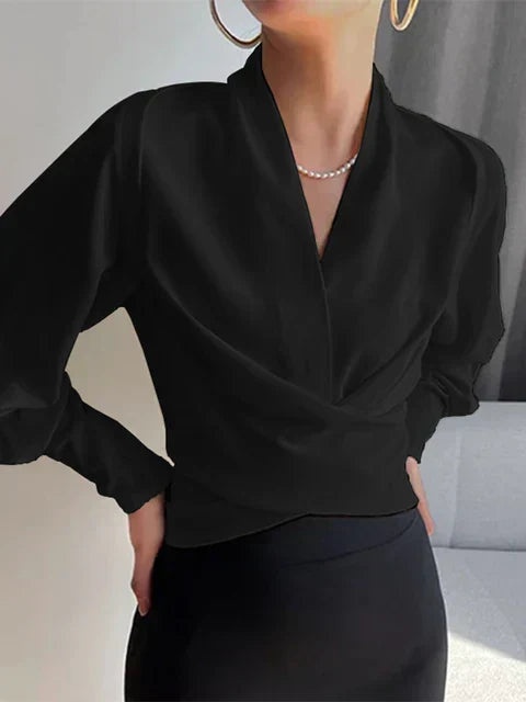 AMALIA | Blouse met Pofmouwen