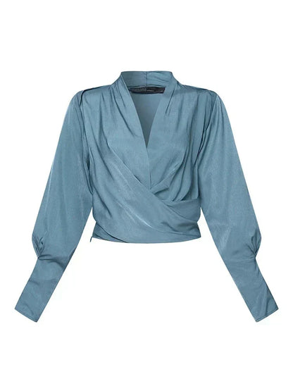 AMALIA | Blouse met Pofmouwen