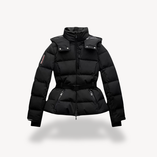 Zara Damesjas Winter | Getailleerde Puffer, Verstelbare Taille 0