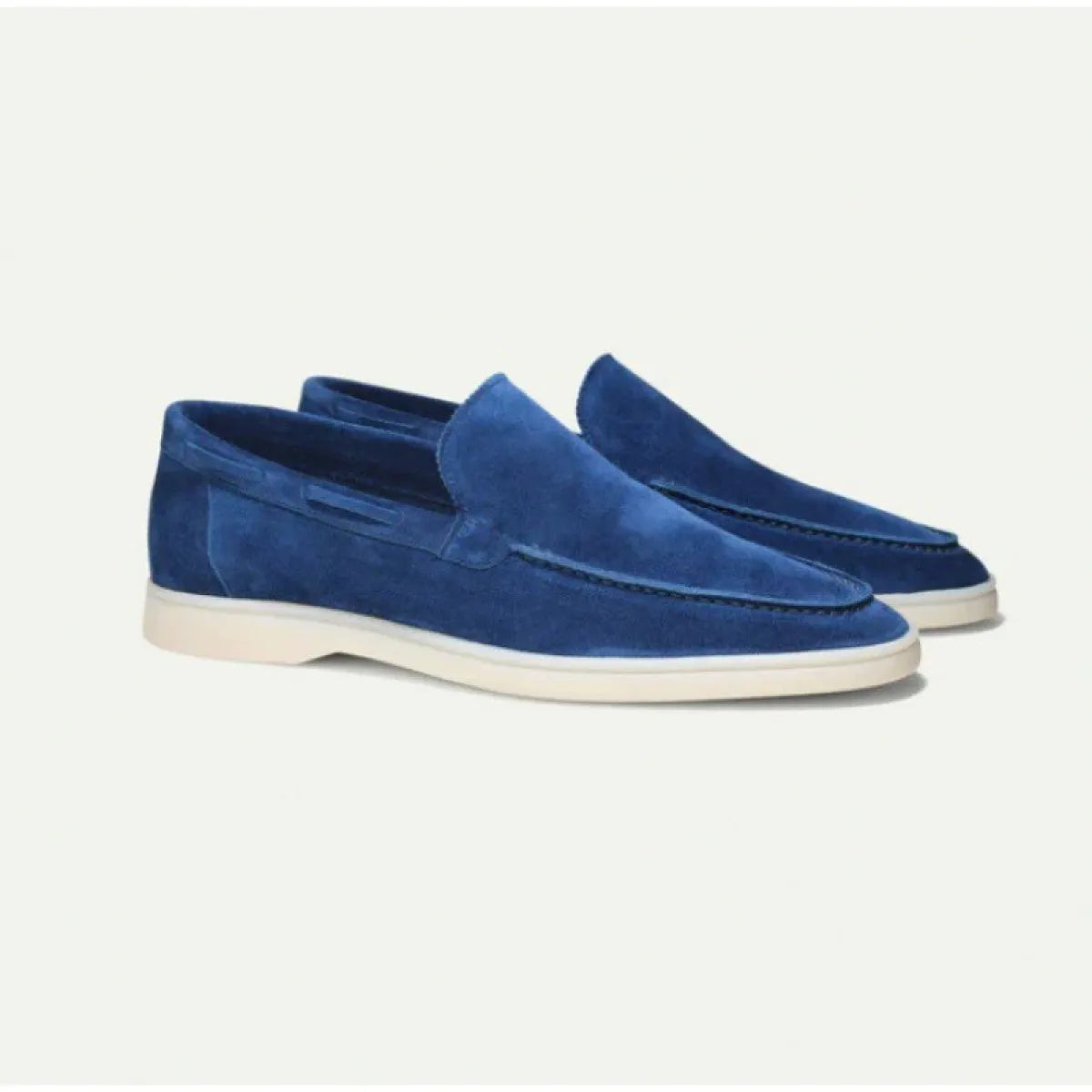 Lazaro | Suède loafers met leren binnenzool