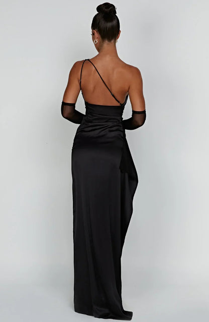 Luxe One-Shoulder Splitjurk