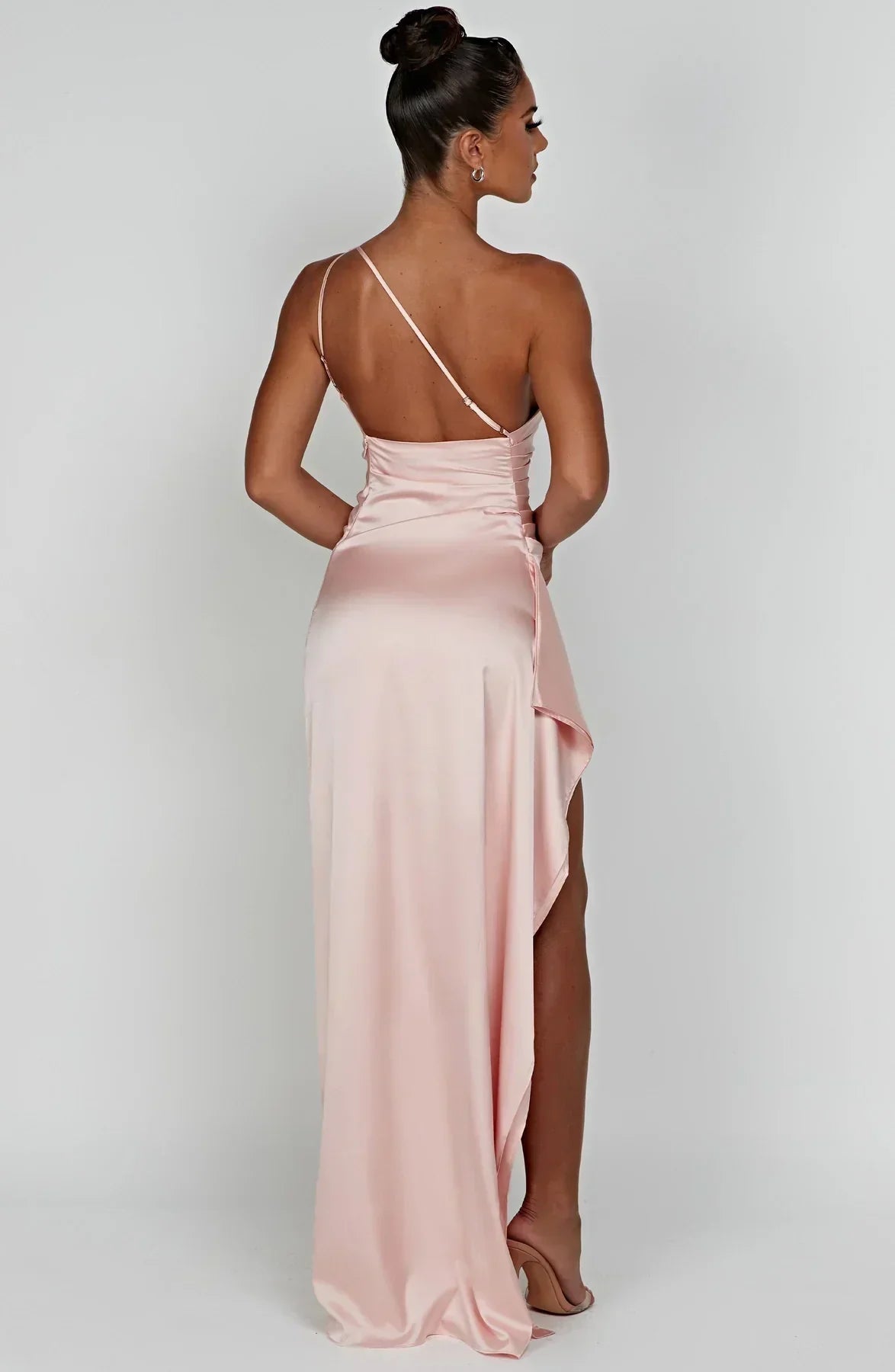 Luxe One-Shoulder Splitjurk