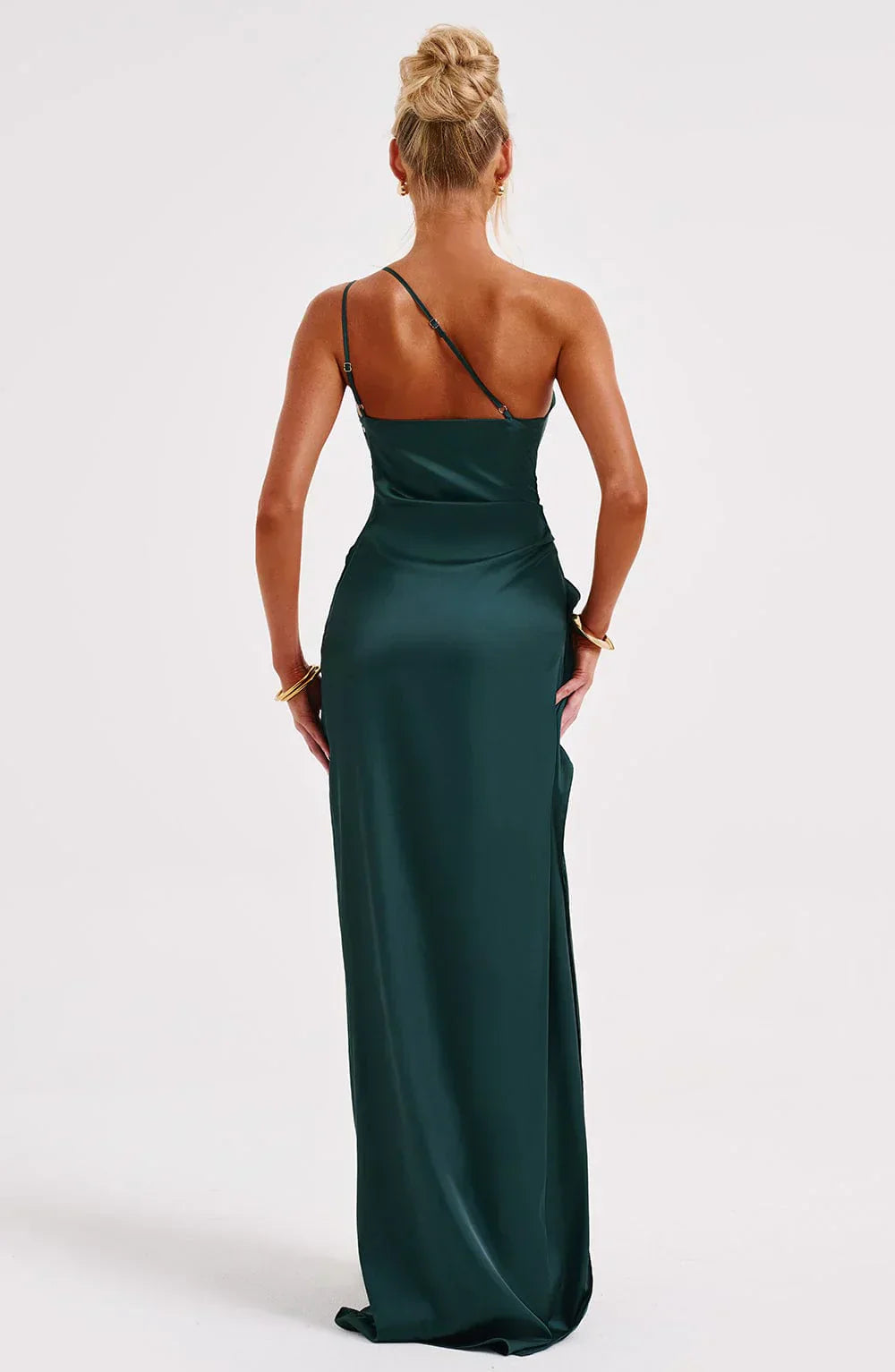 Luxe One-Shoulder Splitjurk