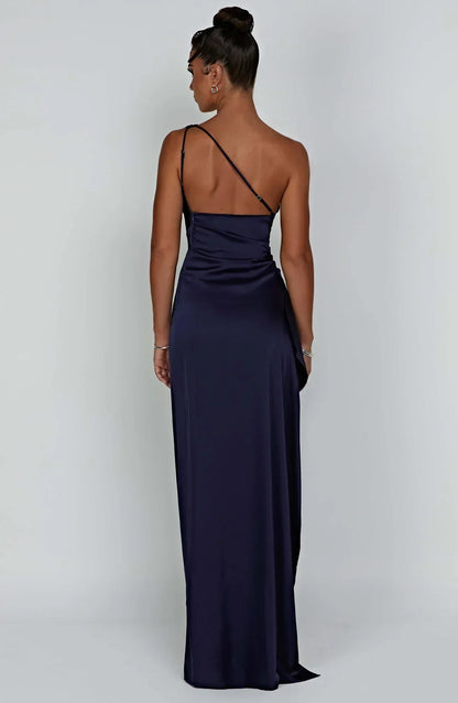 Luxe One-Shoulder Splitjurk