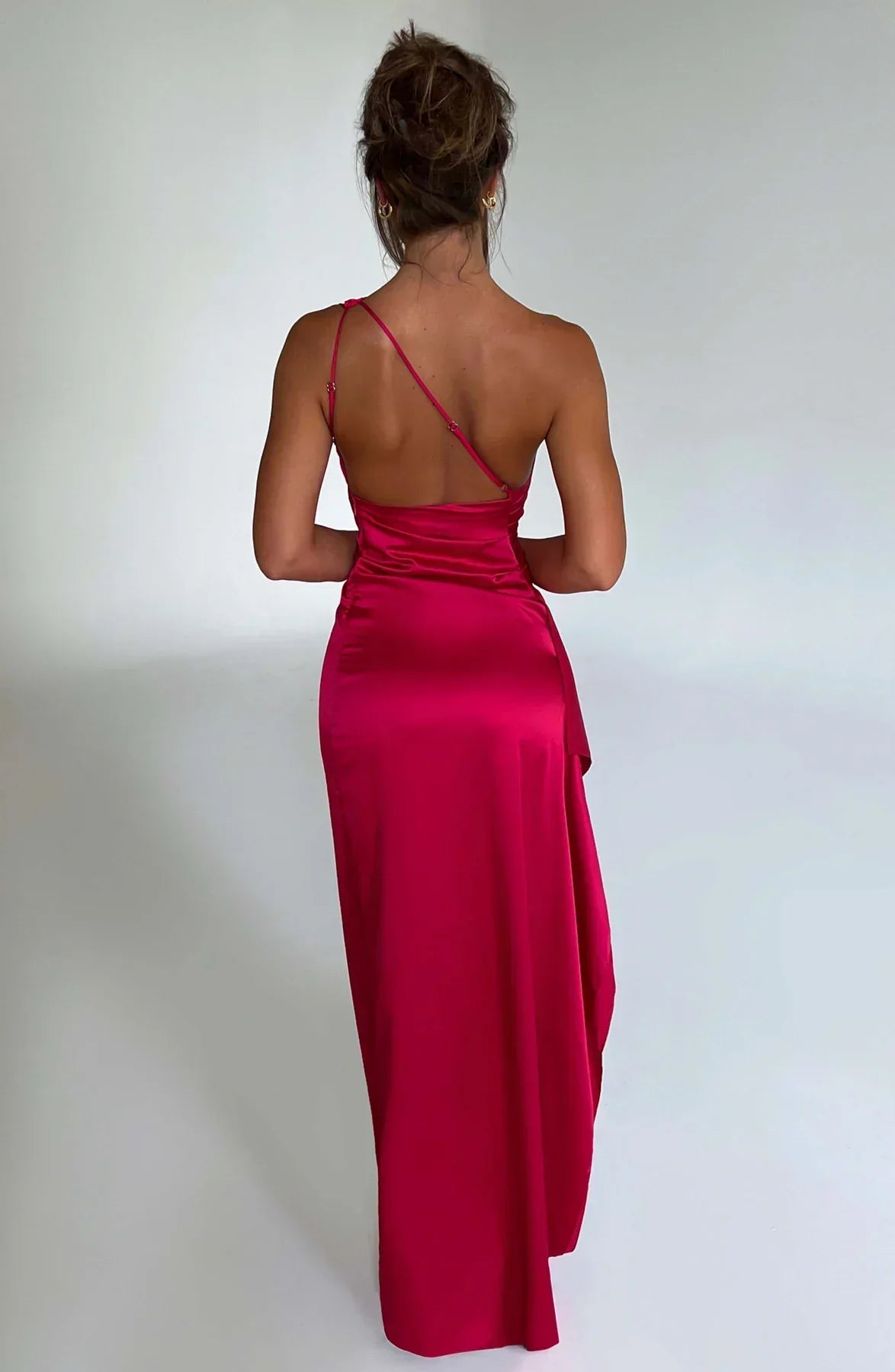 Luxe One-Shoulder Splitjurk