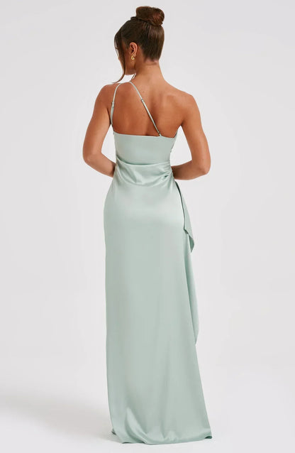 Luxe One-Shoulder Splitjurk