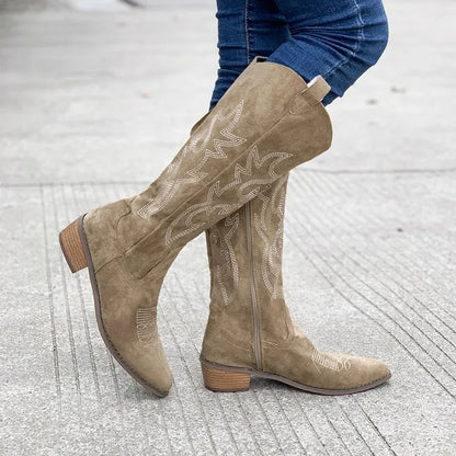 Nenna Dames Laarzen Zwart | Cowboyhak, Stijlvol Ontwerp