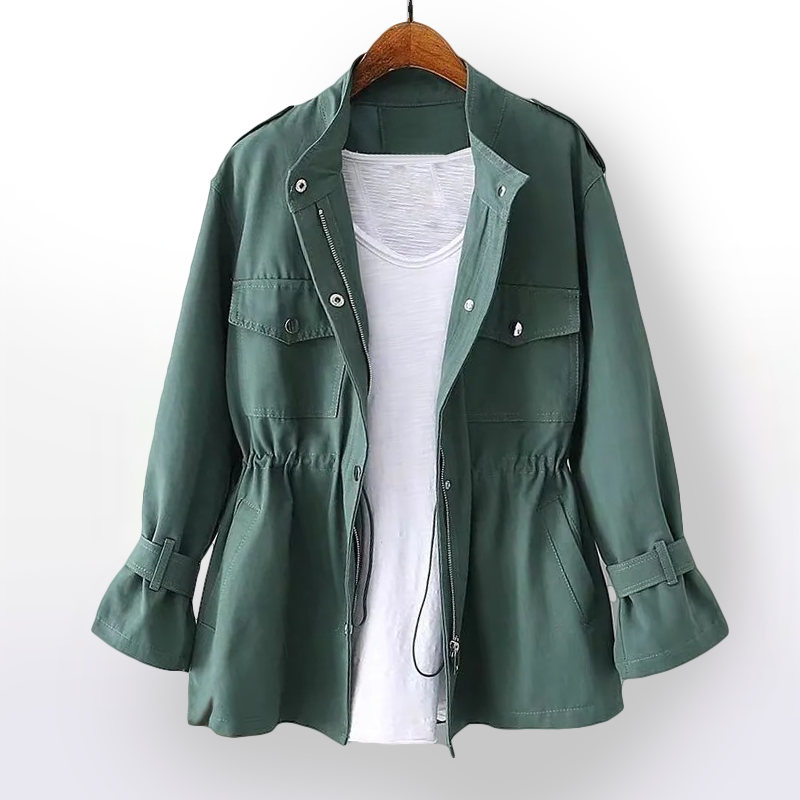 Casual trenchcoat voor dames van luxe Stof | Stijlvol en veelzijdig