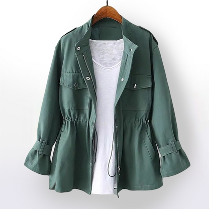 Casual trenchcoat voor dames van luxe Stof | Stijlvol en veelzijdig