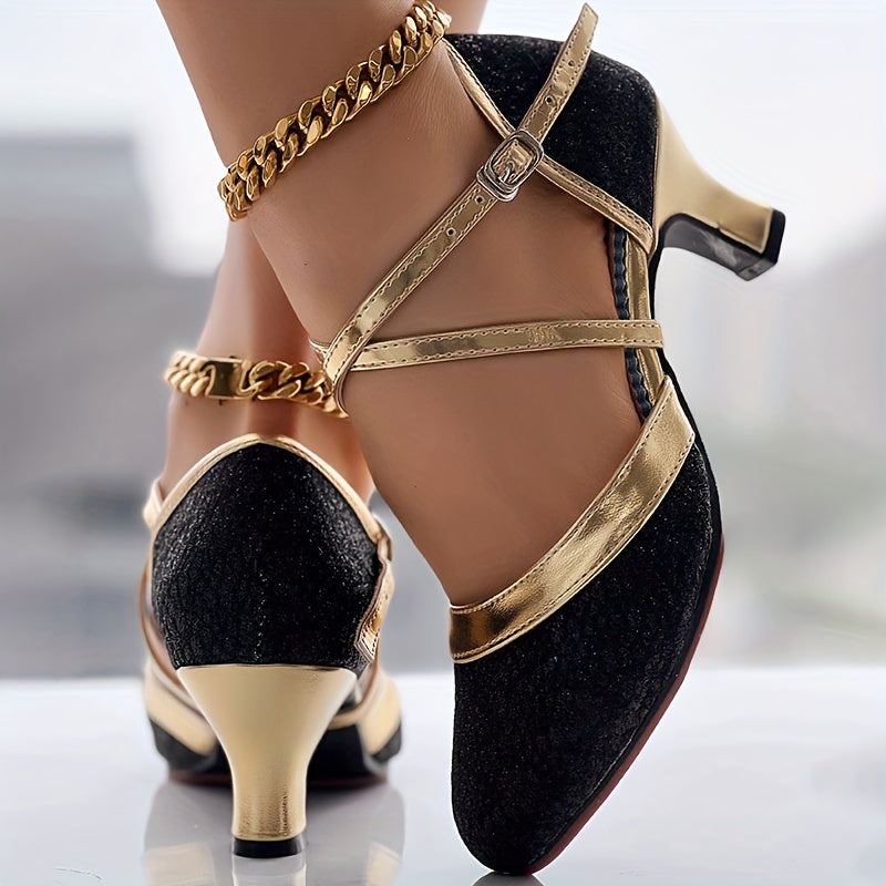 Vienna | Elegante Hakken met Buckle Straps en Glansafwerking