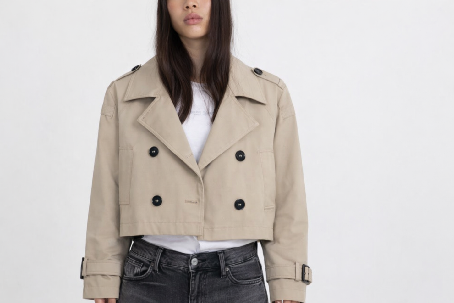 Kira Dames Trenchcoat | Korte Lichtgewicht, Elegante Pasvorm in Groen