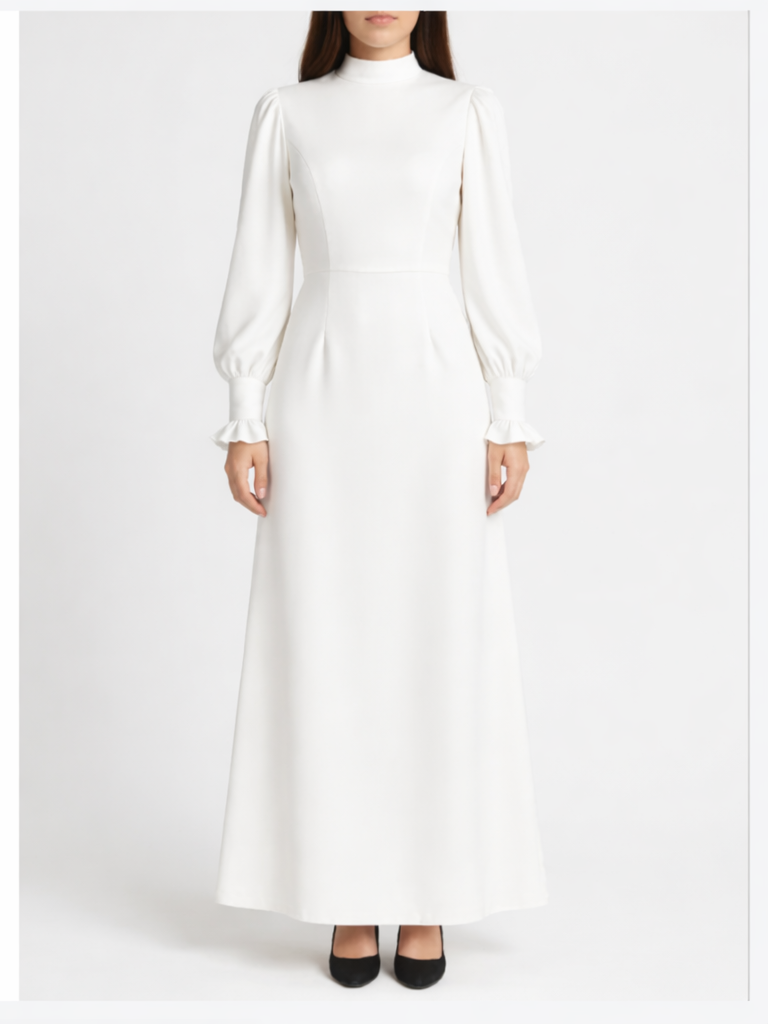 Maëlle | Geplisseerde Maxi Jurk met Elegante Flair